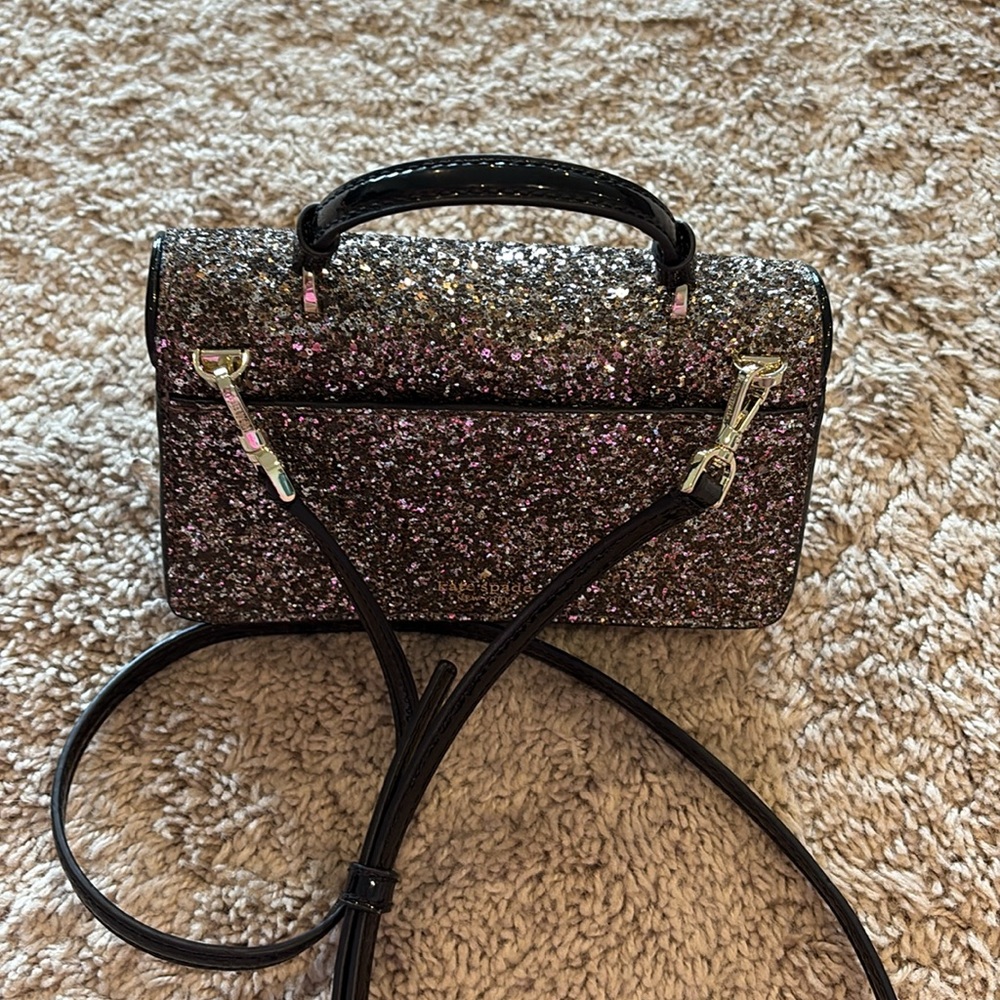 Kate Spade Odette Silver Glitter Mini bag - Picture 6 of 7